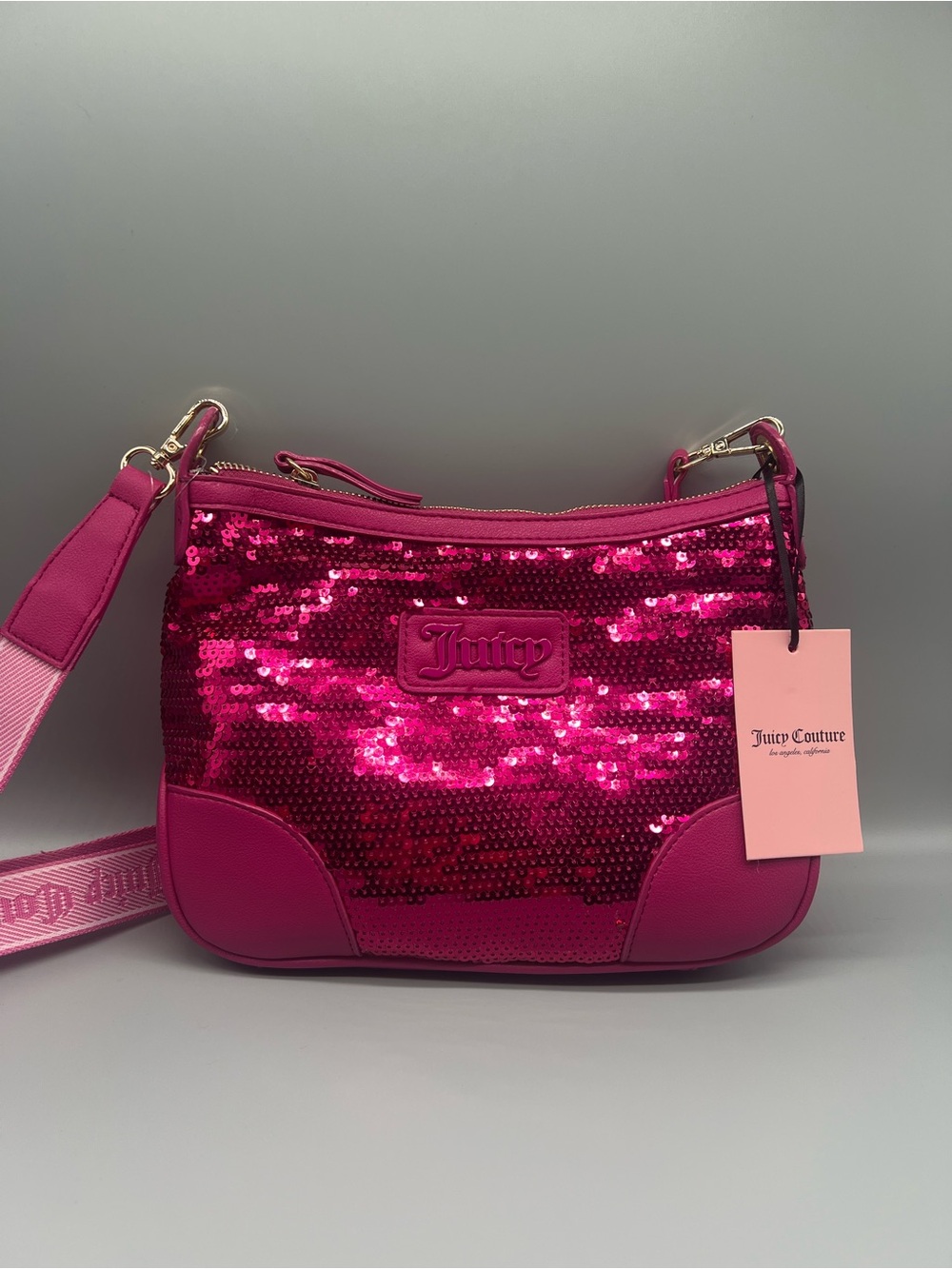 Juicy couture blank canvas crossbody purse